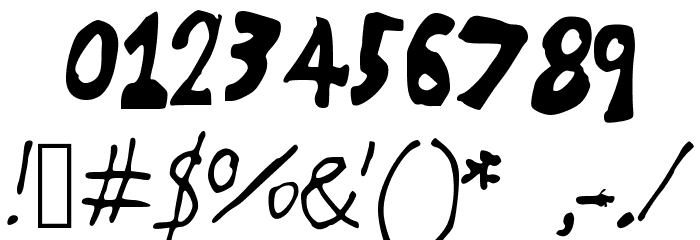 RQSThinnyandThicky Font OTHER CHARS