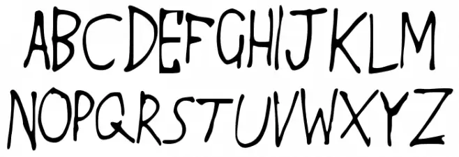 RQSThinnyandThicky Шрифта ВЕРХНИЙ