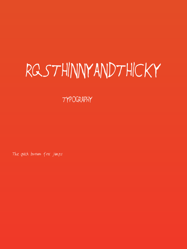 RQSThinnyandThicky Poster
