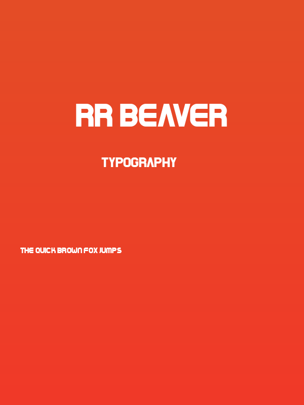RR Beaver Poster