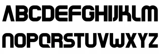 RR Beaver خط أحرف صغيرة