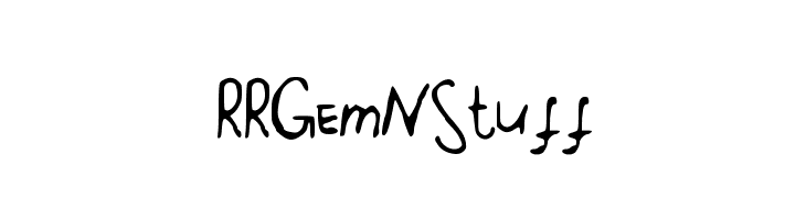 RRGemNStuff Font