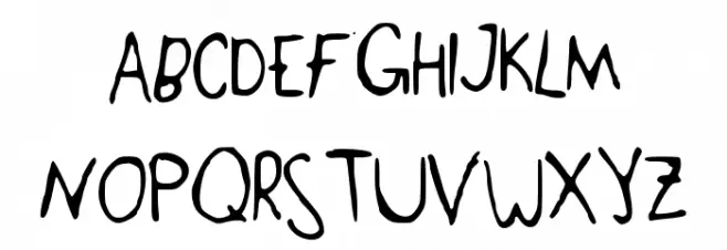 RRGemNStuff Schriftart Groß