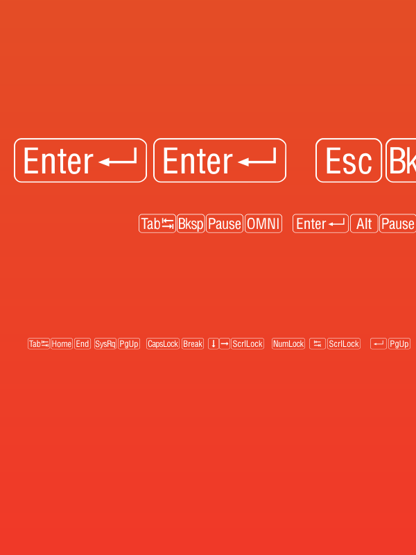 RRKeyCaps-Normal Poster