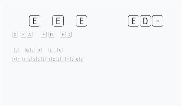 RRKeyLettersLimited-Normal Business Card