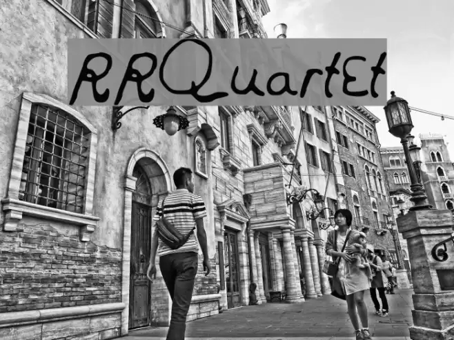 RRQuartet Font examples