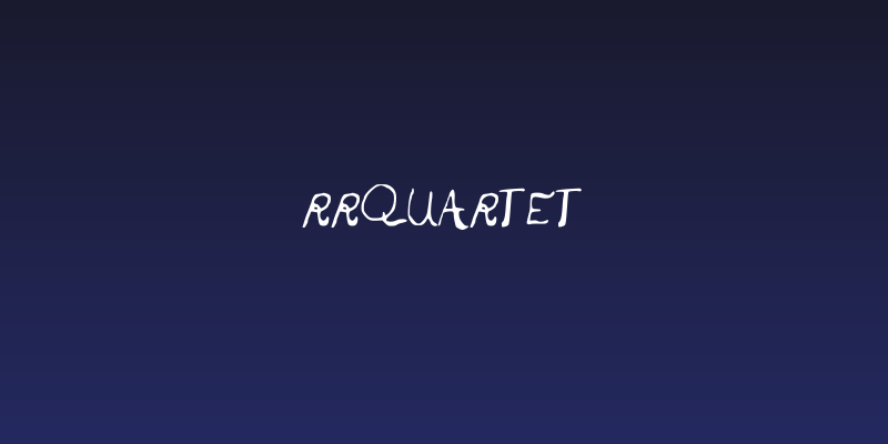 RRQuartet Social Header