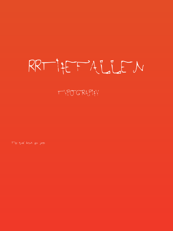 RRTheFallen Poster