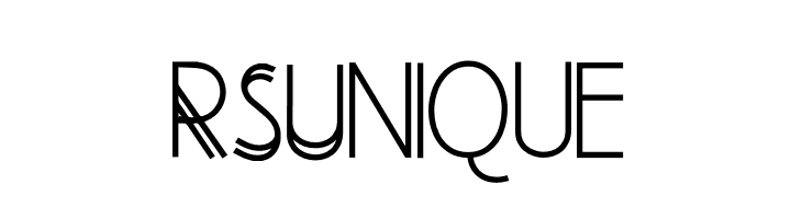 RS Unique  Frei Schriftart Herunterladen