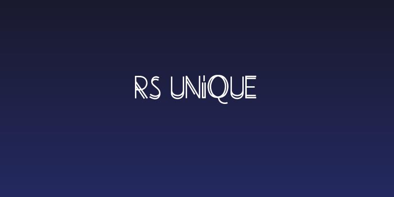 RS Unique Social Header