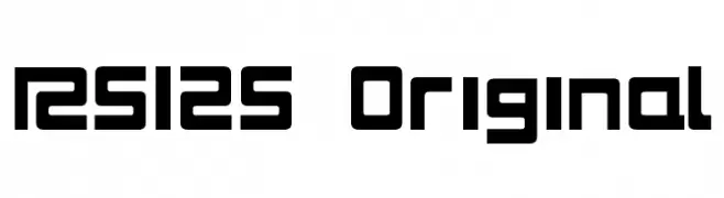 RS125 Original  Fuentes Gratis Descargar