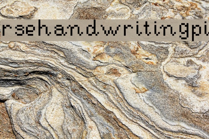 RSEHandwritingPi Font examples