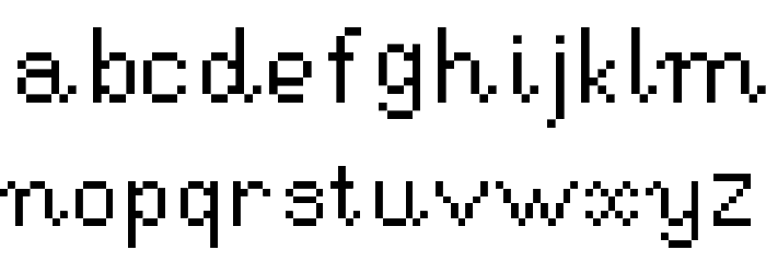 RSEHandwritingPi Font LOWERCASE
