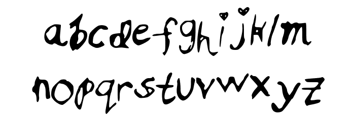 RSHoneyPie Font LOWERCASE