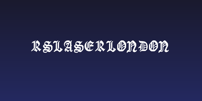 RSLaserLondon Social Header