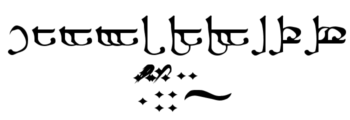 RSMoroma Medium Font OTHER CHARS