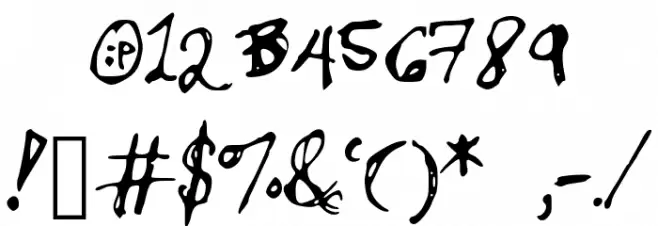 RSMsCutie Font OTHER CHARS