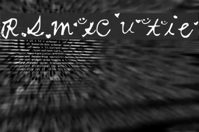 RSMsCutie Font examples