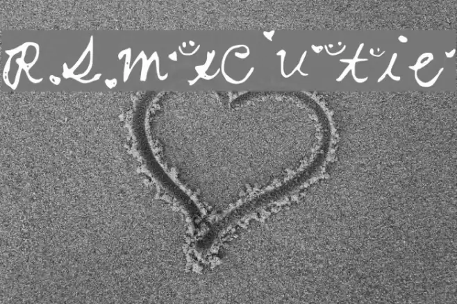 RSMsCutie Font examples