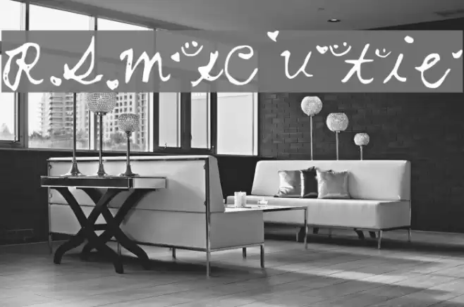 RSMsCutie Font examples