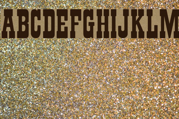 RSPlaybill Font examples