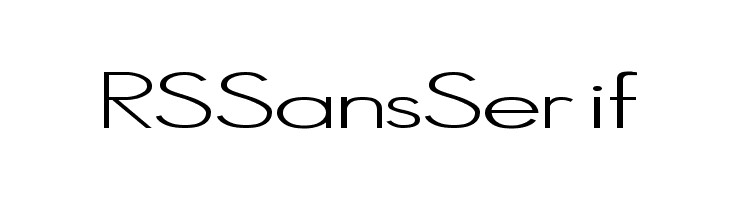 RSSansSerif  Скачать бесплатные шрифты