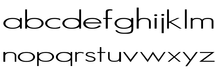 RSSansSerif Font LOWERCASE