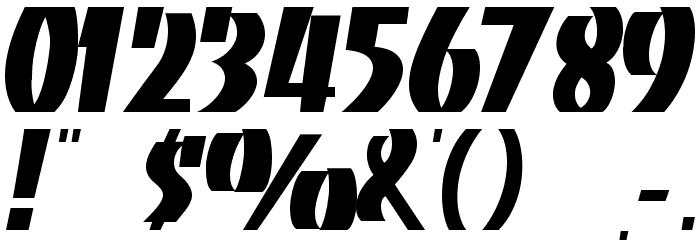 RSSlabface Font OTHER CHARS