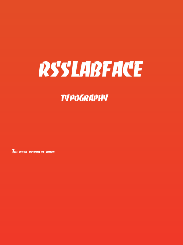 RSSlabface Poster