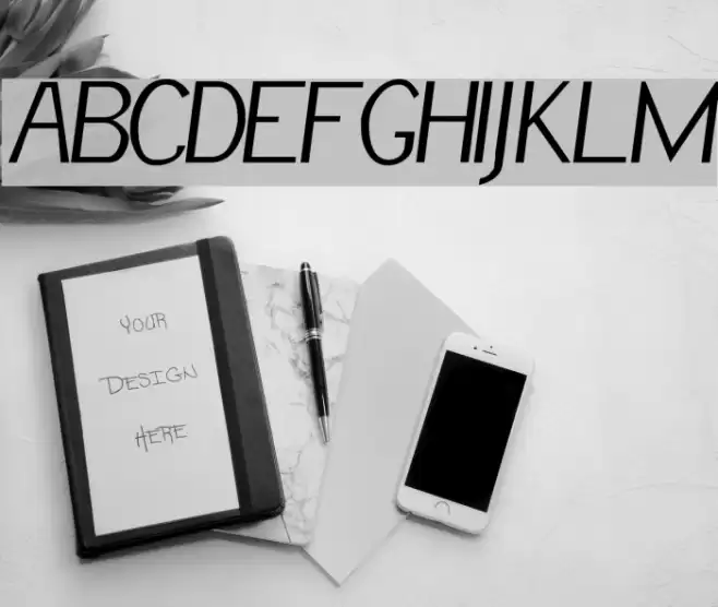 RSSlantInf Font examples