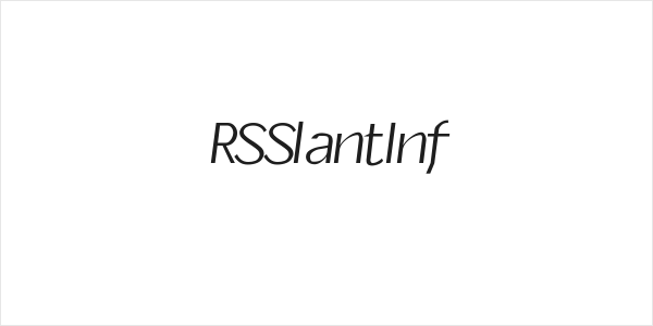 RSSlantInf Logo