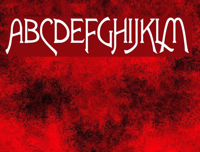 RSToulouseLautrec Font examples