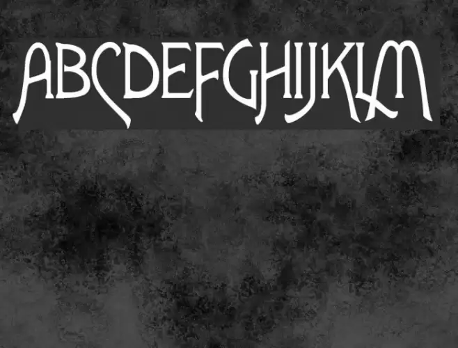 RSToulouseLautrec Font examples