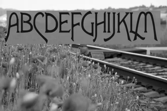 RSToulouseLautrec Font examples