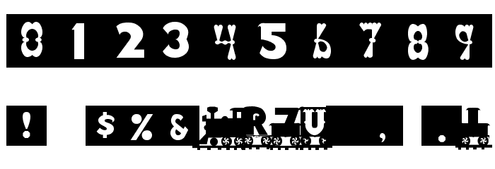 RSToyBlock Font OTHER CHARS