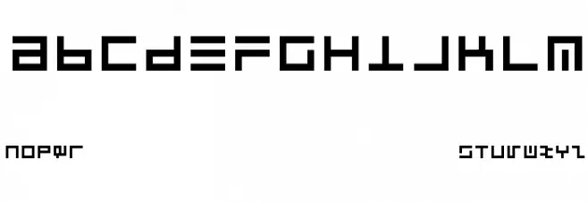 RSUltraLine 字体 大写