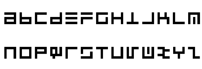 RSUltraLine Font LOWERCASE
