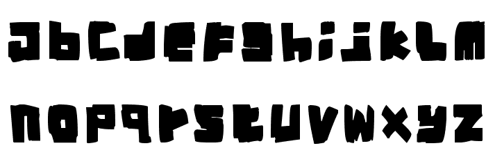 RT DIY-Tape Font LOWERCASE
