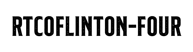 RTCOFlinton-Four  Free Fonts Download