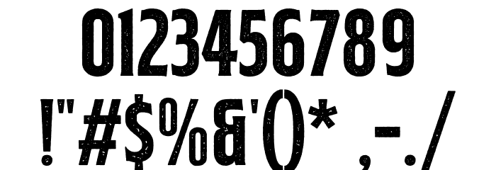 RTCOFlinton-Four Font OTHER CHARS