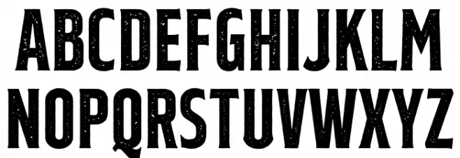 RTCOFlinton-Four Schriftart Groß
