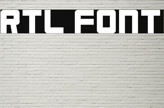 RTL Font examples