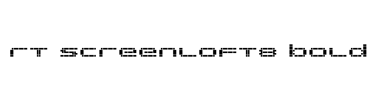 rt screenloft8 Bold  لخطوط تنزيل
