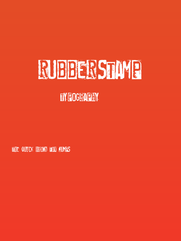 RUBBERSTAMP Poster