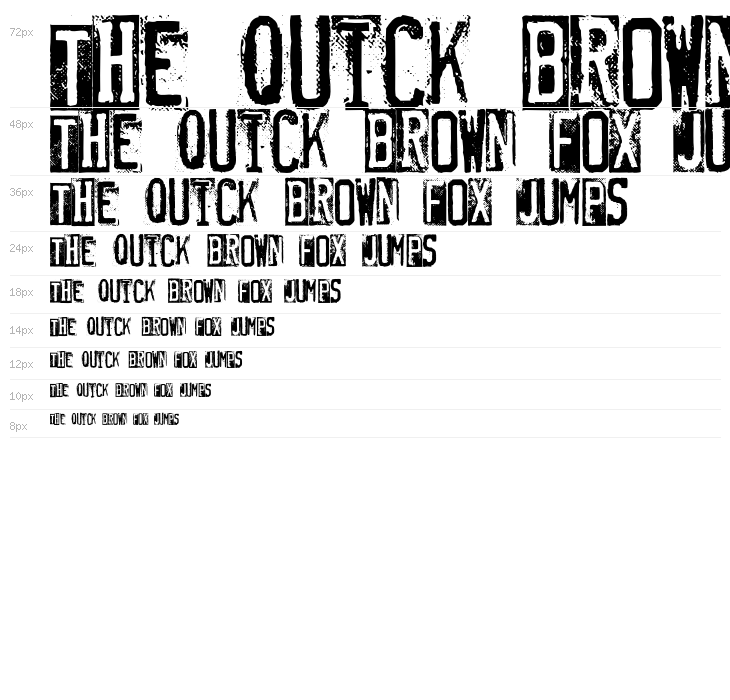 RUBBERSTAMP Waterfall