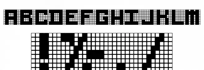 RUBIKS CUBE フォント その他の文字