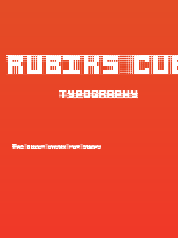 RUBIKS CUBE Poster