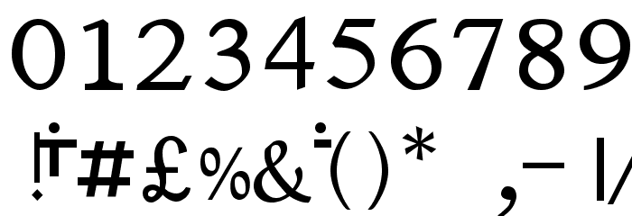 RUBYSARP Font OTHER CHARS