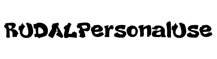 RUDAL Personal Use  Скачать бесплатные шрифты