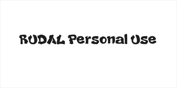 RUDAL Personal Use Logo